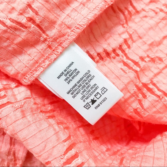 1. State Coral Off Shoulder Textured Knit Top NWOT - Picture 3 of 8